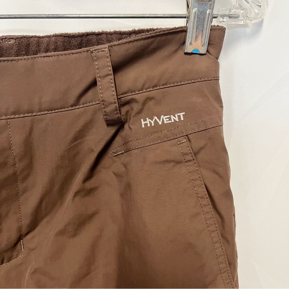 The North Face Dark Brown Hyvent Winter Snow/Ski Pants Girls Size Large - Picture 3 of 8
